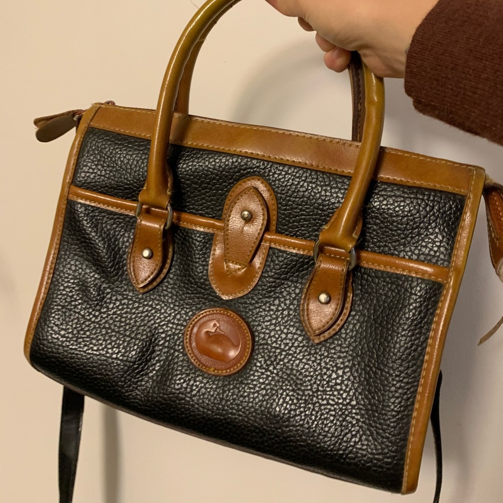 Vintage Dooney & Bourke satchel crossbody purse